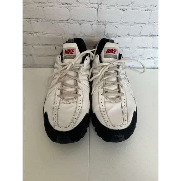 2008 Nike Shox Turbo VII White Black Men's size 11.5 Shoe Sneakers - Picture 2 of 12